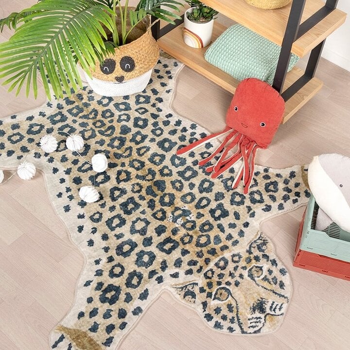 Tapis pour enfants lavable - Wild Panter Naturel