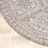 Tapis d'extérieur rond - Summer Oriental Gris Clair - thumbnail 7