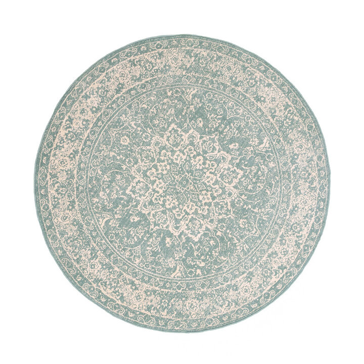 Tapis vintage rond - Wonder Oriental Vert - 1