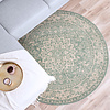 Tapis vintage rond - Wonder Oriental Vert - thumbnail 3