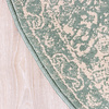 Tapis vintage rond - Wonder Oriental Vert - thumbnail 4