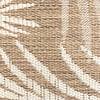 Tapis d'extérieur rond - Malta Leaves Naturel - thumbnail 3