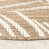 Tapis d'extérieur rond - Malta Leaves Naturel - thumbnail 5