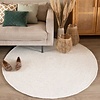 Tapis en laine rond - Wise Blanc - thumbnail