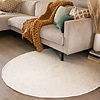 Tapis en laine rond - Wise Blanc - thumbnail 3