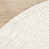 Tapis en laine rond - Wise Blanc - thumbnail 8
