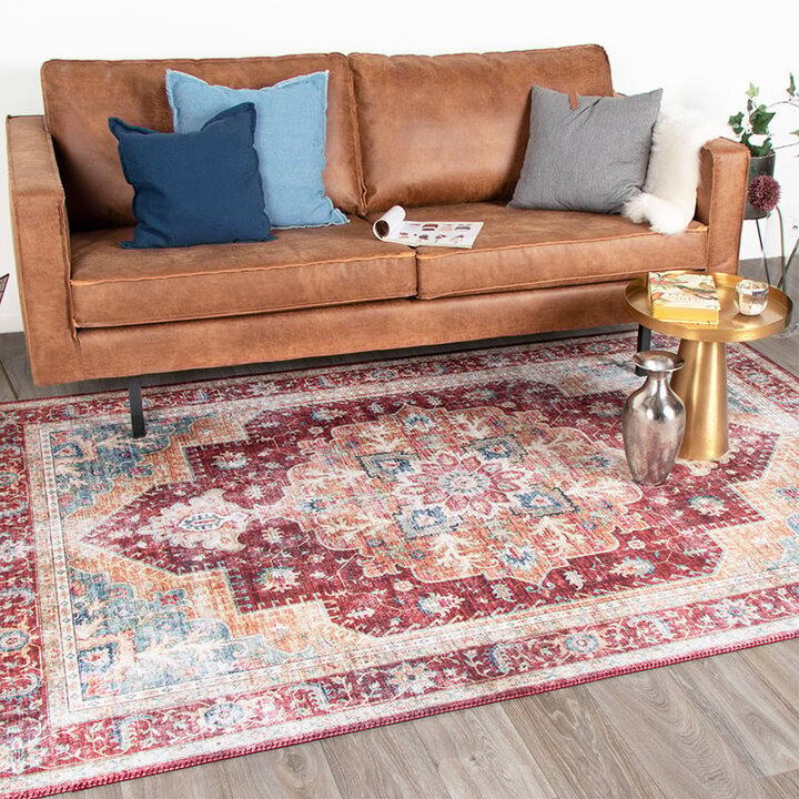 Tapis vintage - Azara Rouge