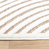 Tapis persan - Nori Curves Blanc/Taupe - thumbnail 5