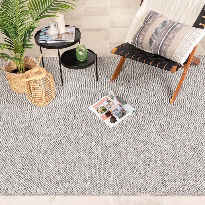 Tapis d'extérieur - Summer Tile Gris Clair - 3