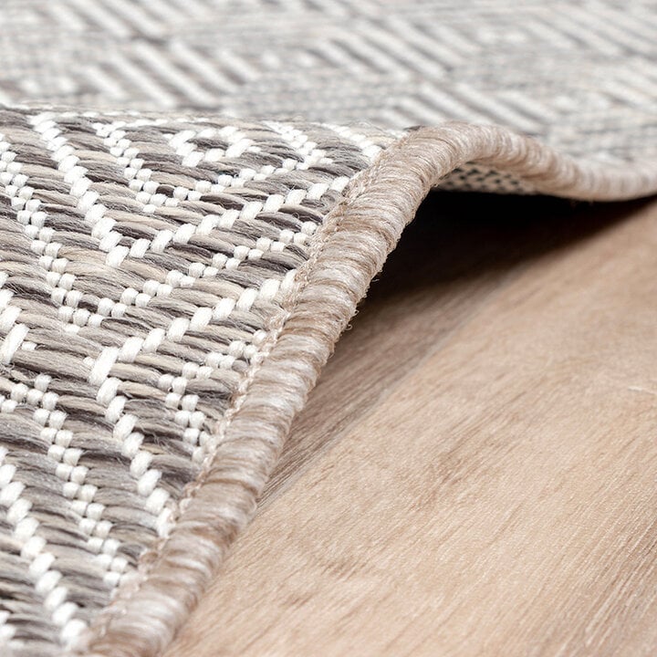 Tapis d'extérieur - Summer Tile Gris Clair - 5