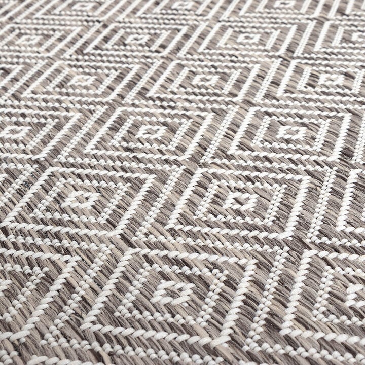 Tapis d'extérieur - Summer Tile Gris Clair - 9