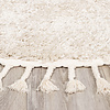 Tapis rond à poils longs - Lofty Fringe Crème/Blanc - thumbnail 6