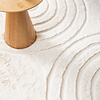 Tapis rond à poils longs - Carvy Arches Crème - thumbnail 3
