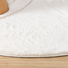 Tapis rond à poils longs - Carvy Arches Crème - thumbnail 5