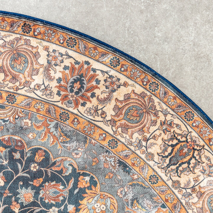 Tapis vintage rond - Imagine Medaillon Rustique - 4