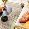 Tapis d'extérieur en jute - Nomad Aztec Crème - thumbnail 3