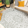 Tapis ovale à poils longs - Victoria Oriental Vert - thumbnail 3