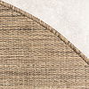 Tapis d'extérieur rond - Malta Melange Naturel - thumbnail 5