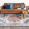 Tapis vintage - Azara Bleu Clair - thumbnail 4