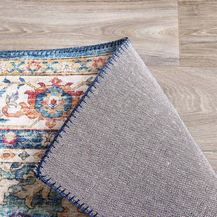 Tapis vintage - Azara Bleu Clair - 7