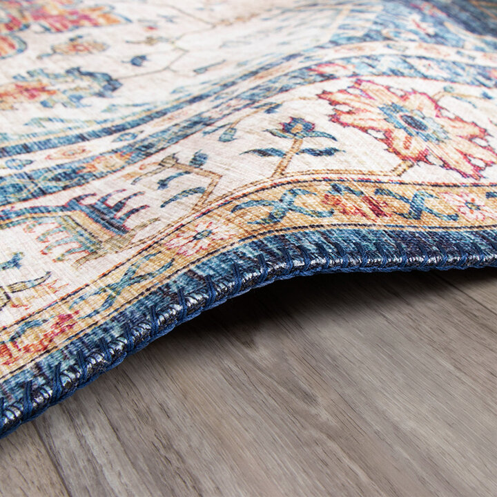 Tapis vintage - Azara Bleu Clair - 8