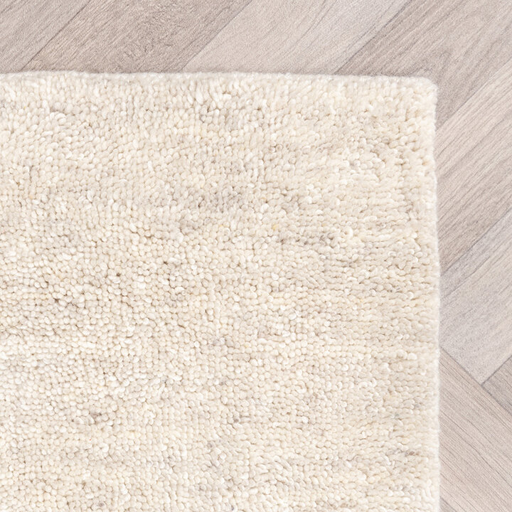 Tapis rond berbère - Aicha Beige - 5