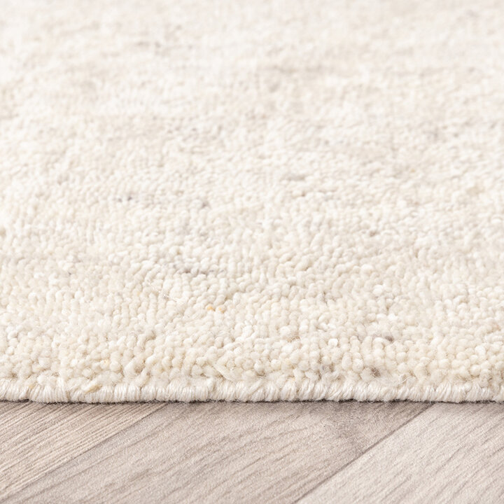 Tapis rond berbère - Aicha Beige - 6