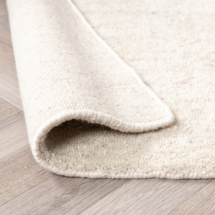 Tapis rond berbère - Aicha Beige - 7