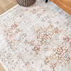 Tapis lavable - Nova Medaillon Gris Clair - thumbnail 3