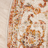 Tapis vintage rond - Spring Medaillon Terra/Crème - thumbnail 4