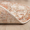 Tapis vintage rond - Spring Medaillon Terra/Crème - thumbnail 5
