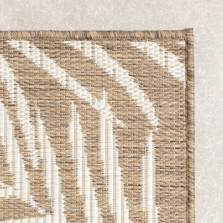 Tapis d'extérieur - Malta Leaves Naturel - 5
