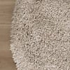 Tapis shaggy ovale - Blaze Beige/Gris - thumbnail 5