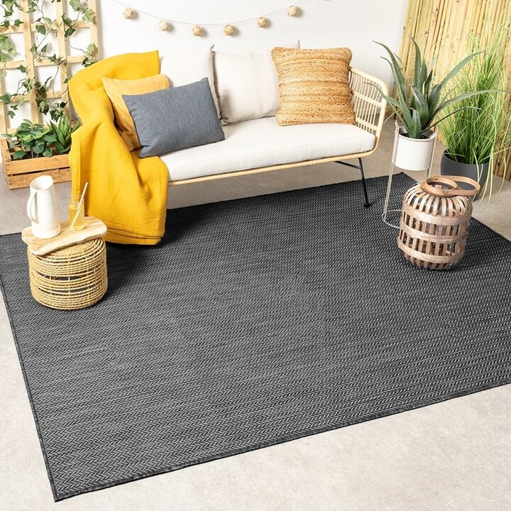 Tapis d'extérieur - Malta Arrow Noir