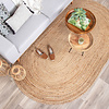 Tapis en jute - Fair Ovale Naturel - thumbnail 3