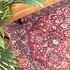 Tapis vintage - Imagine Medaillon Rouge - thumbnail 4