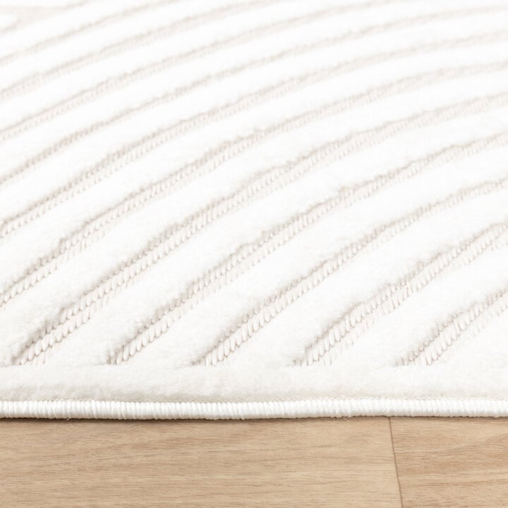 Tapis persan - Nori Curves Blanc - 5