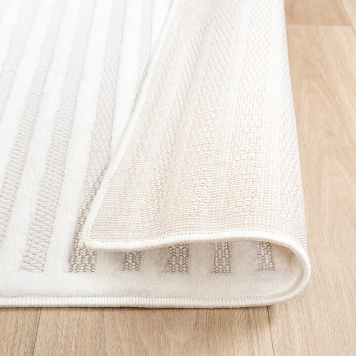 Tapis persan - Nori Curves Blanc - 7