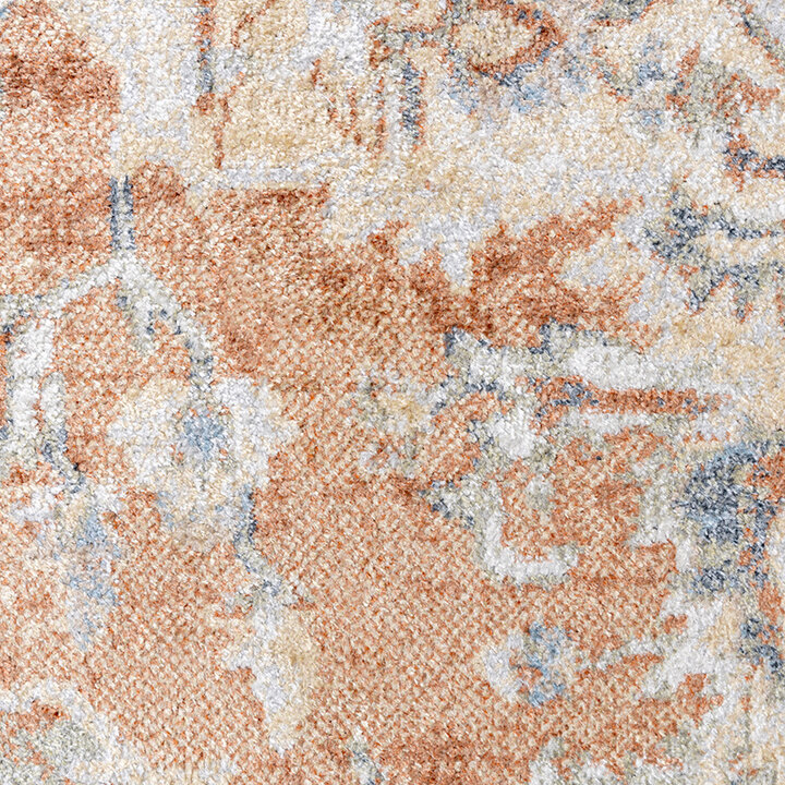 Tapis lavable - Nova Medaillon Terracotta - 4