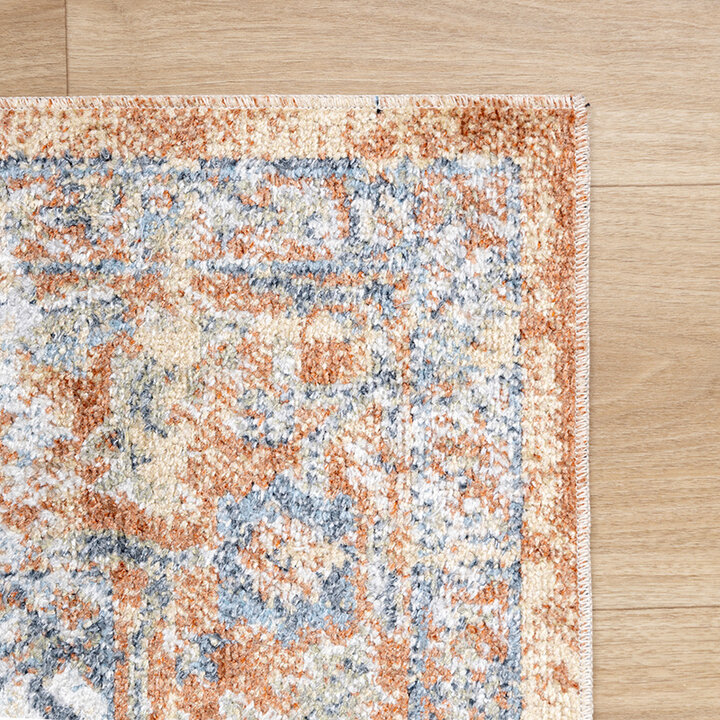 Tapis lavable - Nova Medaillon Terracotta - 5