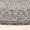 Tapis d'extérieur rond - Summer Azteca Gris - thumbnail 8