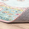Tapis vintage - Lily Medaillon Bleu Clair - thumbnail 5