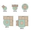 Tapis d'extérieur rond - Summer Oriental Terracotta - thumbnail 7