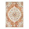 Tapis ovale à poils longs - Santo Mandala Terracotta - thumbnail 1