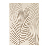 Tapis d'extérieur en jute - Nomad Leaves Crème - thumbnail 1