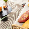 Tapis d'extérieur en jute - Nomad Leaves Crème - thumbnail 3