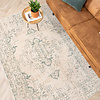Tapis vintage - Spring Ethnic Crème/Vert - thumbnail 3
