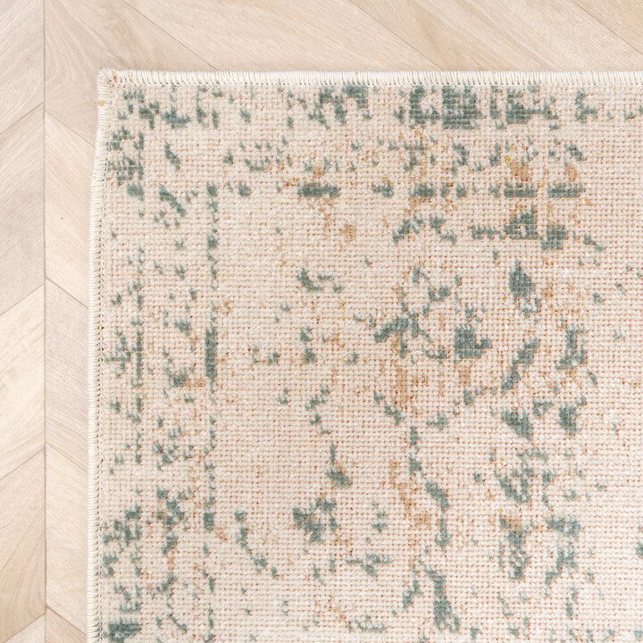 Tapis vintage - Spring Ethnic Crème/Vert - 4