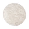 Tapis rond à poils longs - Lofty Crème/Blanc - thumbnail 1
