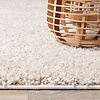 Tapis rond à poils longs - Lofty Crème/Blanc - thumbnail 5